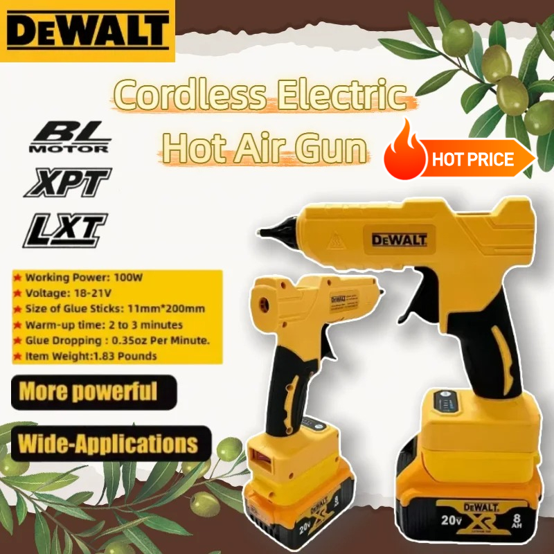 Hot Melt Glue Gun Cordless - Pistolet do kleju na gorąco Dewalt,