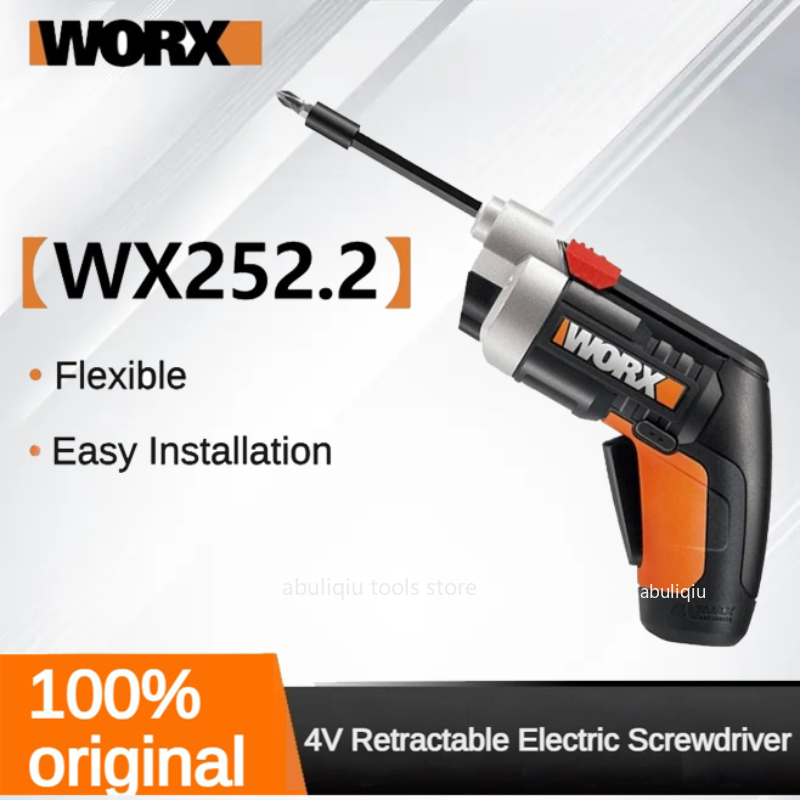 Electric Screwdriver Rechargeable Usb - Worx WX252.2 4V Mini zestaw wkrętaków