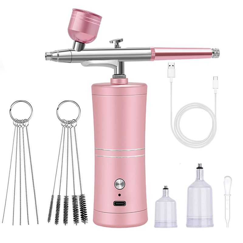 Airbrush Kit With Mini Compressor - Aerograf do paznokci Art Paint Przenośny