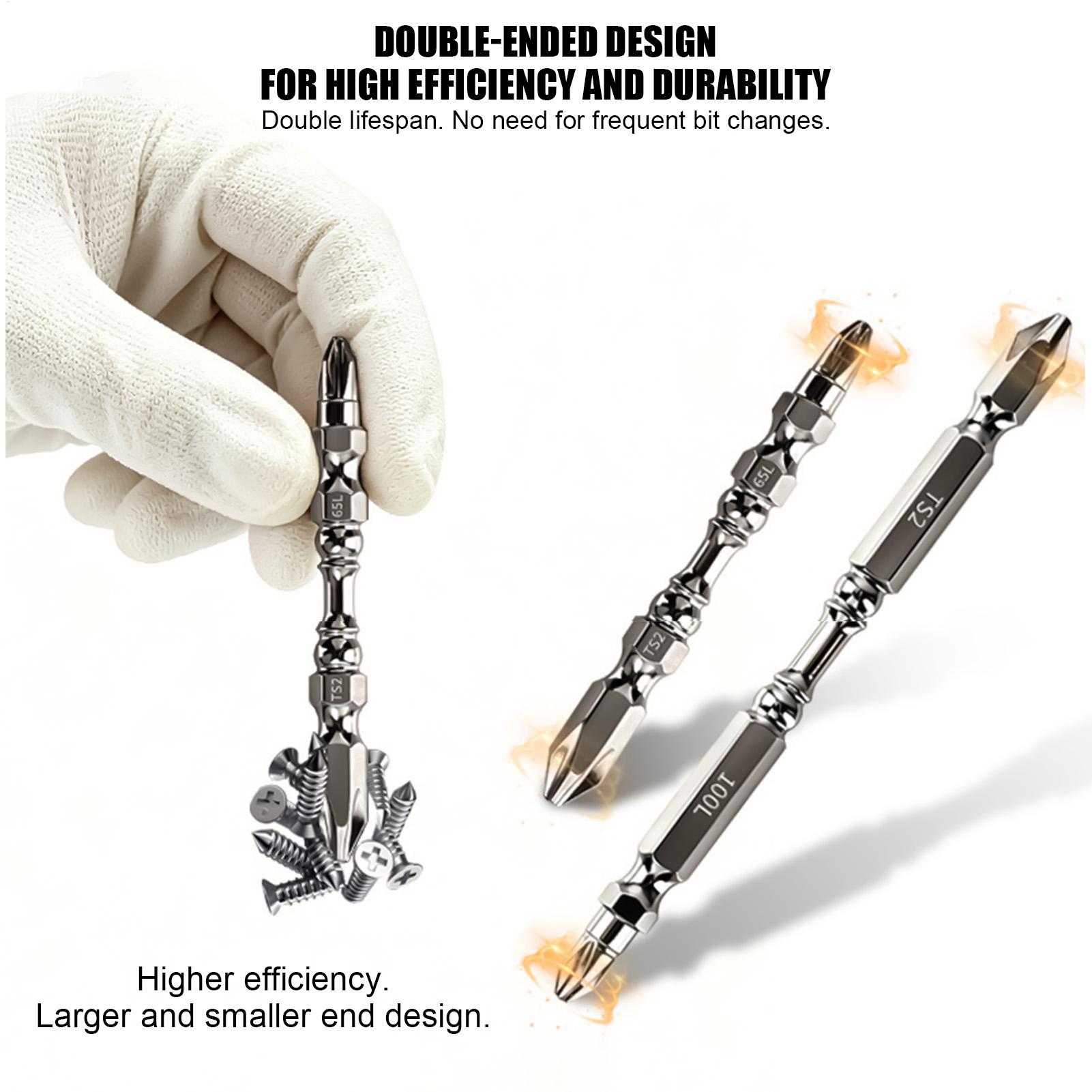 Hand Tools - Zestaw bitów do wkrętaka magnetyczny, wytrzymały,