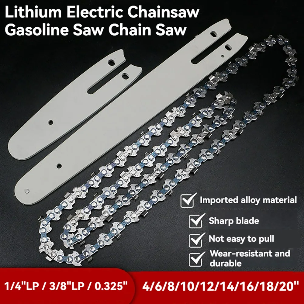 Mini Electric Chainsaw 6 Inch - 4/6/8/10/12/14/16/18/20 cali elektryczna piła łańcuchowa benzynowa