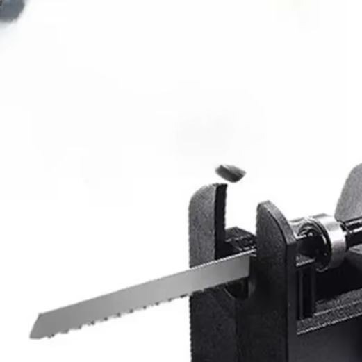 Reciprocating Saw Attachment Drill - Czarny / Plastikowy / Zestaw adaptera