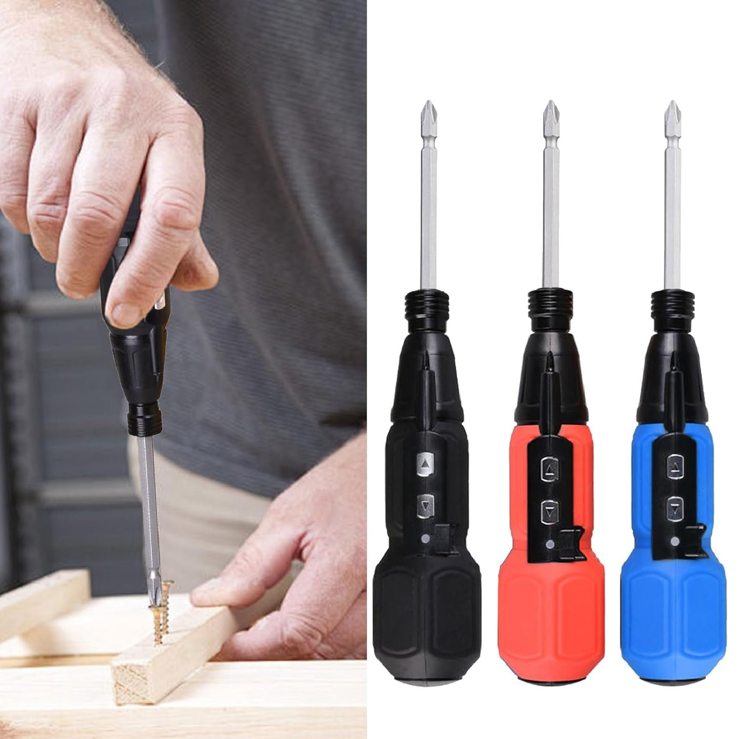 Electric Screwdriver Rechargeable Usb - Wkrętak elektryczny akumulatorowy, szybki elektronarzędzie, mały