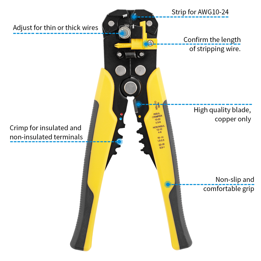 Narzędzia do zdejmowania izola – Automatic Wire Stripper Cutter recenzja i cena
