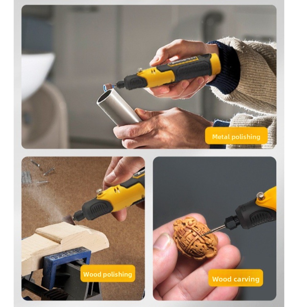 Akumulatorowa mini szlifierka  – Cordless Rotary Tool Kit Accessories recenzja i cena
