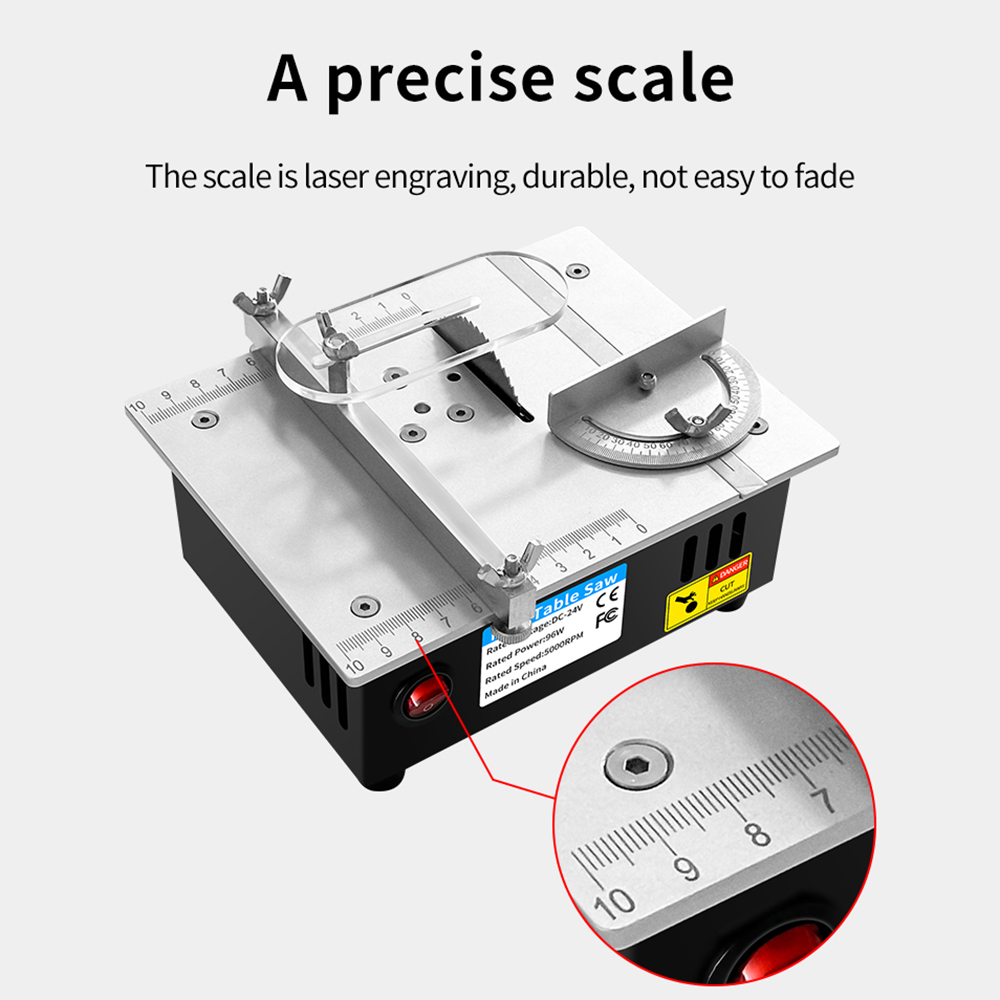 DC24V Domowa miniaturowa piła  – Mini Table Saw For Woodworking recenzja i cena