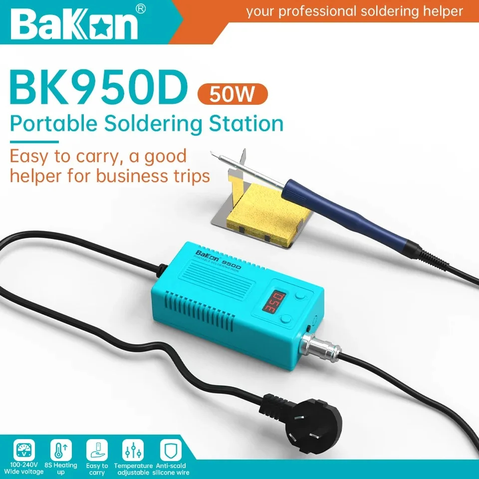 Stacja lutownicza Bakon BK950D – Digital Soldering Station T12 recenzja i cena