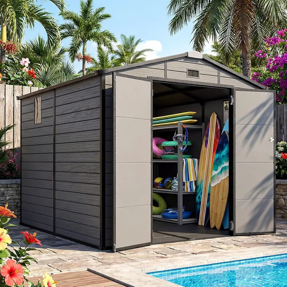 Szopa ogrodowa 8x8 z podłogą,  – Garden Tools recenzja i cena