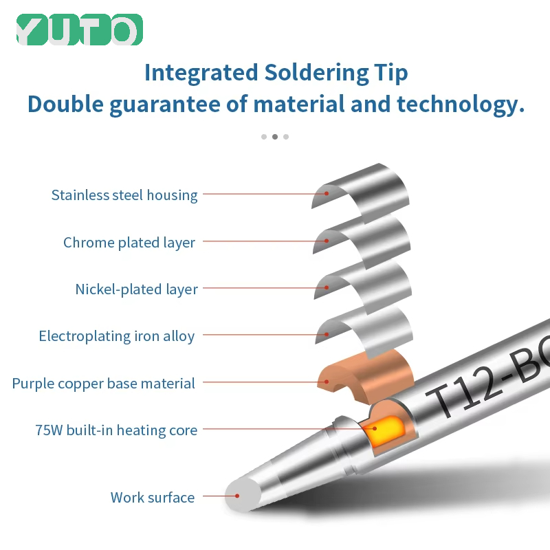 10 szt. Zestaw końcówek do lut – Digital Soldering Station T12 recenzja i cena