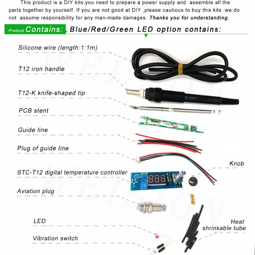 STC-T12 zestawy do samodzielne – Digital Soldering Station T12 recenzja i cena