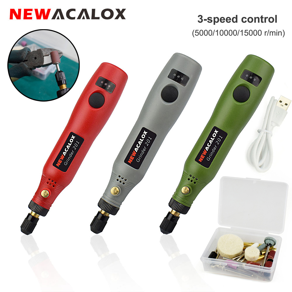 NEWACALOX bezprzewodowy zestaw – Cordless Rotary Tool Kit Accessories recenzja i cena