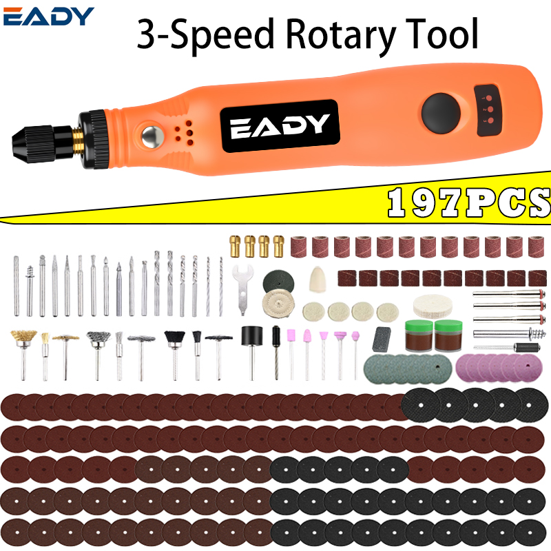 Zestaw bezprzewodowych narzędz – Cordless Rotary Tool Kit Accessories recenzja i cena