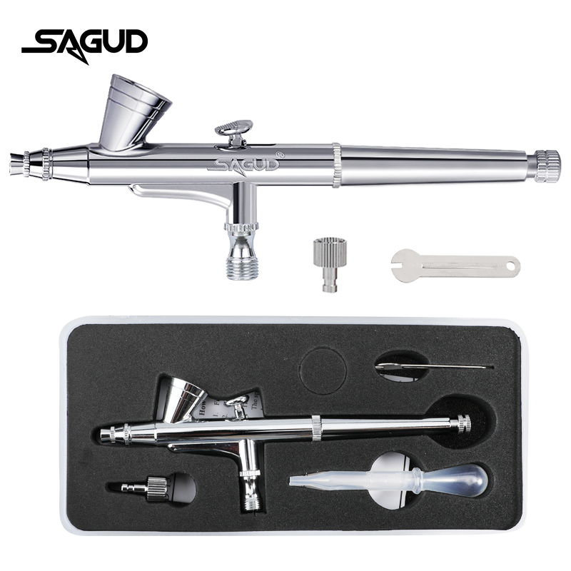 SAGUD Airbrush Model SD-135 0. – Airbrush Kit With Mini Compressor recenzja i cena