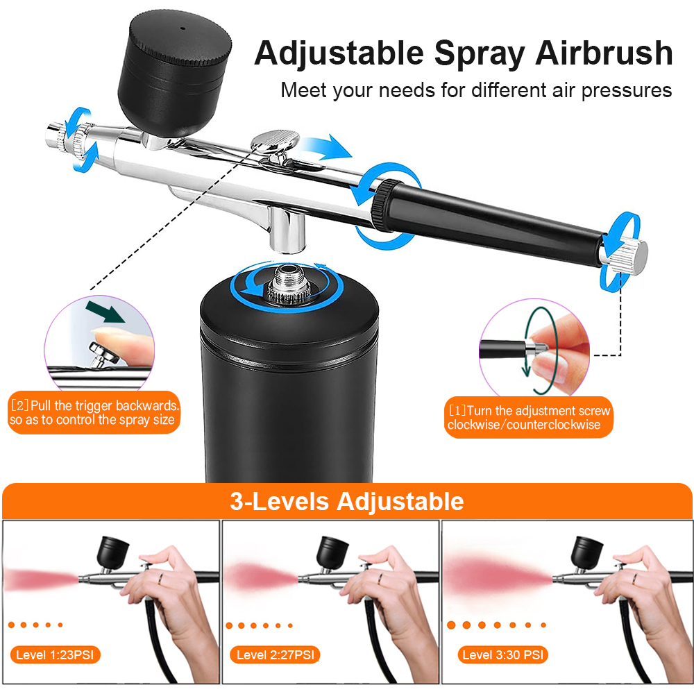 Airbrush z Kompresorem Przenoś – Airbrush Kit With Mini Compressor recenzja i cena