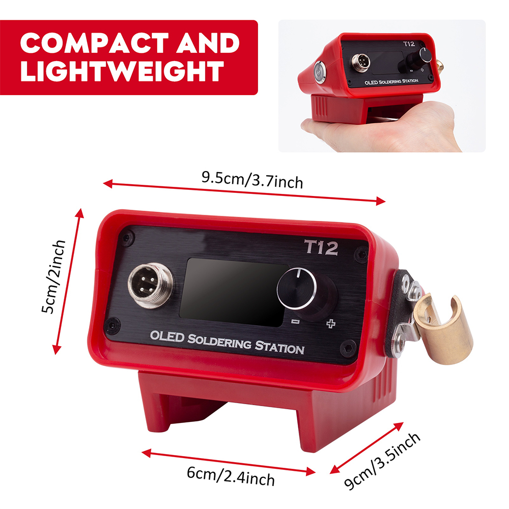 Stacja lutownicza OLED T12 reg – Digital Soldering Station T12 recenzja i cena