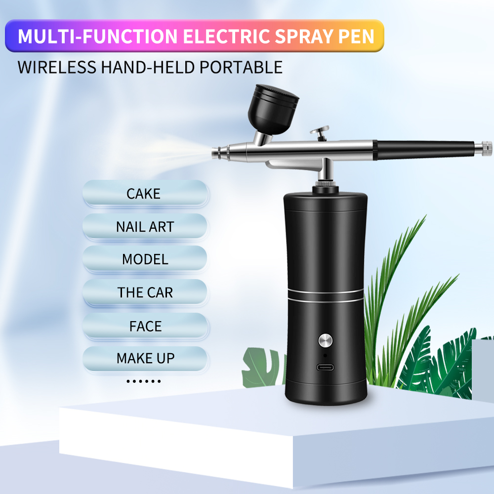 Przenośny, ładowalny, bezprzew – Airbrush Kit With Mini Compressor recenzja i cena