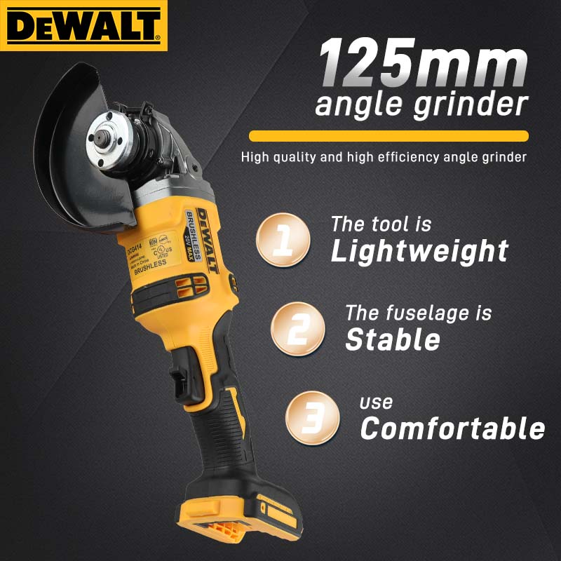 DEWALT DCG414 20V MAX Bezszczo – Brushless Angle Grinder Battery Powered recenzja i cena