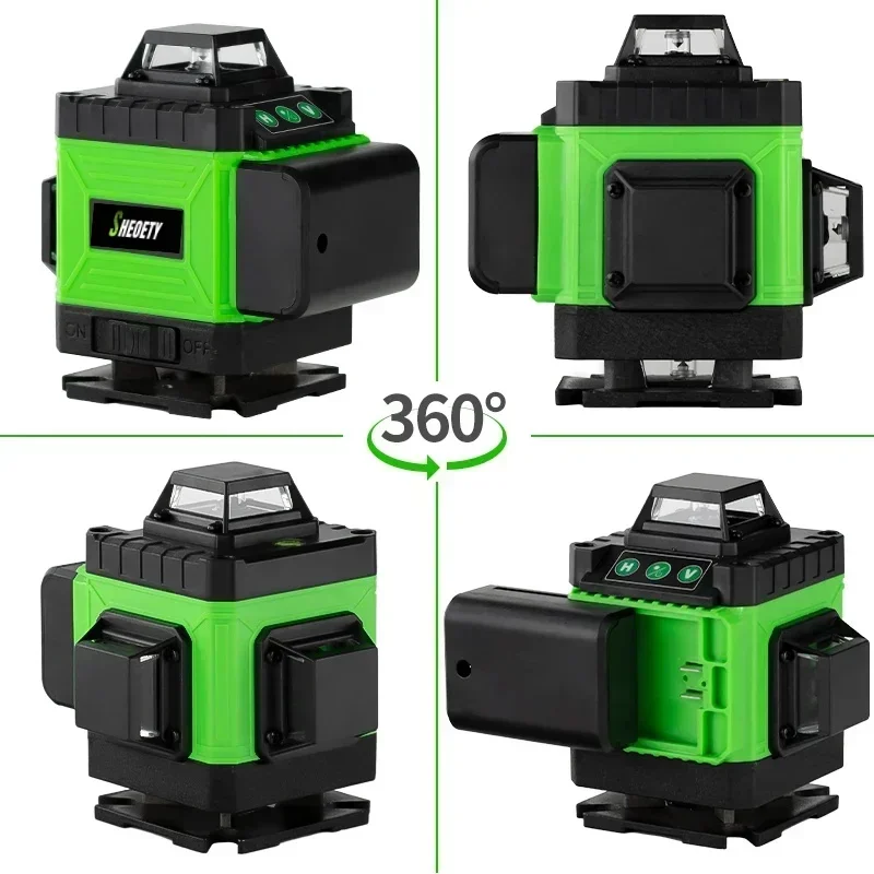 4D 16-liniowa profesjonalna 36 – Laser Level 16 Lines 4D Green recenzja i cena