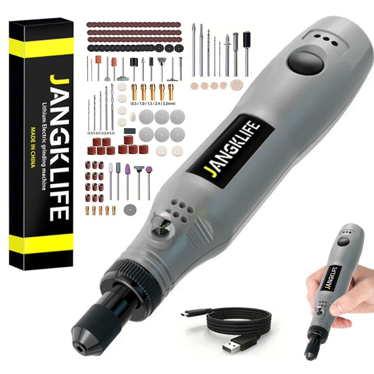 Zestaw narzędzi obrotowych bez – Cordless Rotary Tool Kit Accessories recenzja i cena