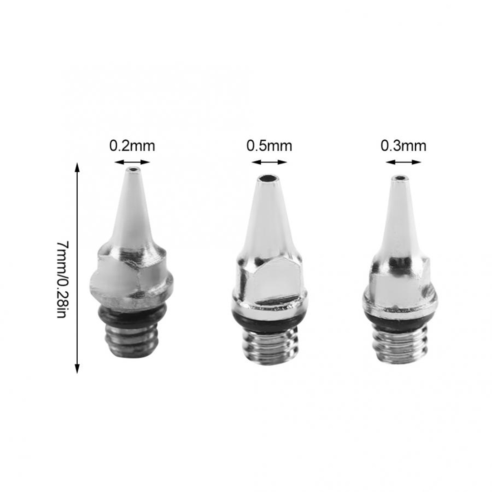 0,2/0,3/0,5 MM Nasadka igły dy – Airbrush Kit With Mini Compressor recenzja i cena