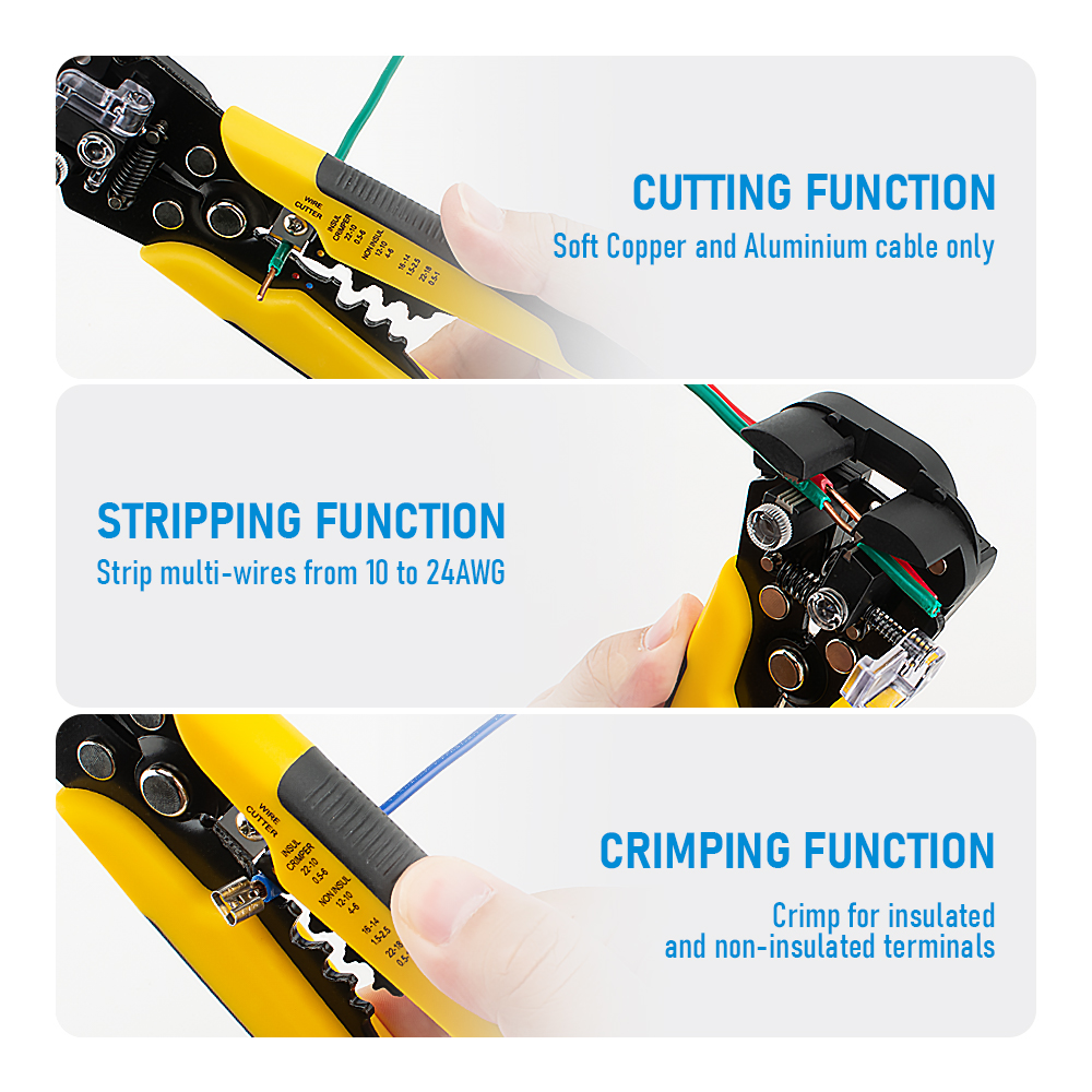 Wielofunkcyjne narzędzie ręczn – Automatic Wire Stripper Cutter recenzja i cena