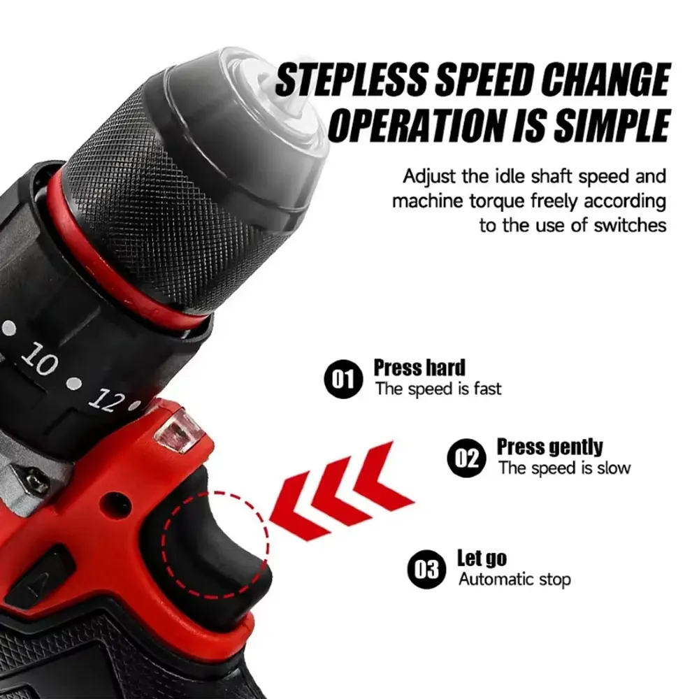 Mała elektryczna wiertarko-wkr – Brushless Cordless Electric Drill 18V recenzja i cena