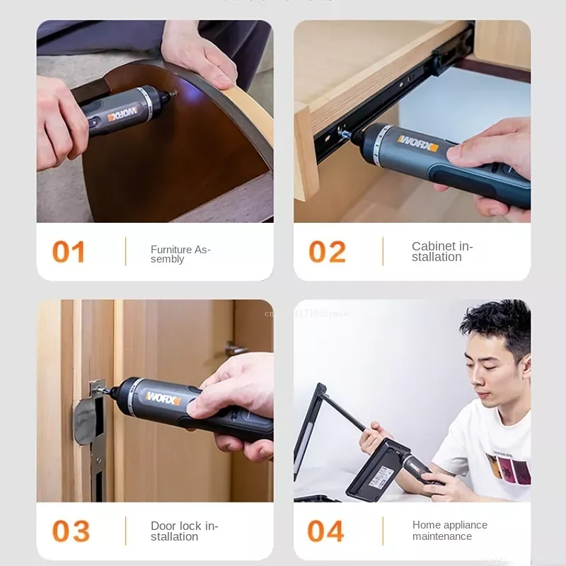 WORX WX242 4V zestaw wkrętaków – Electric Screwdriver Rechargeable Usb recenzja i cena