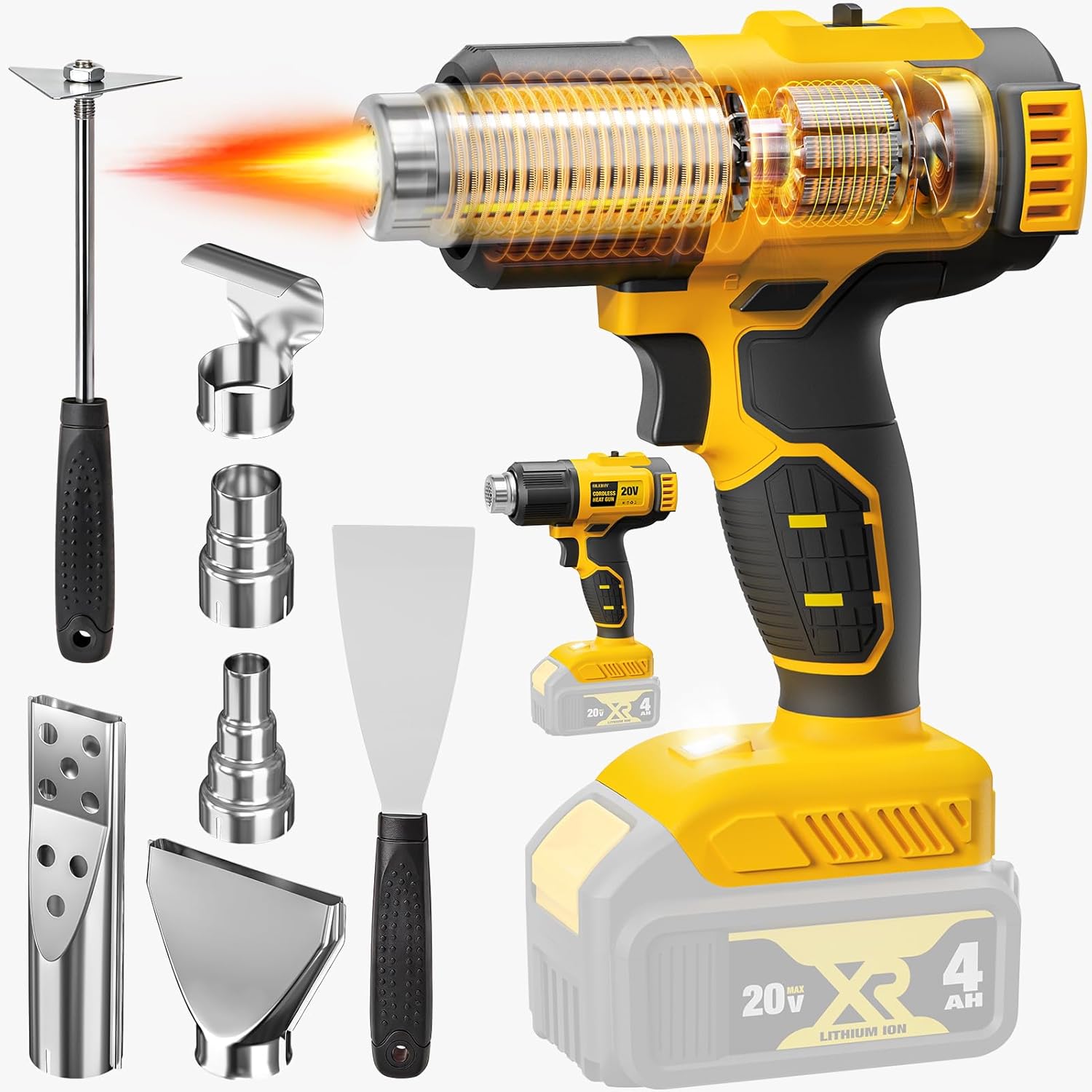 Bezprzewodowa opalarka kompaty – Cordless Heat Gun For Shrink Tubing recenzja i cena