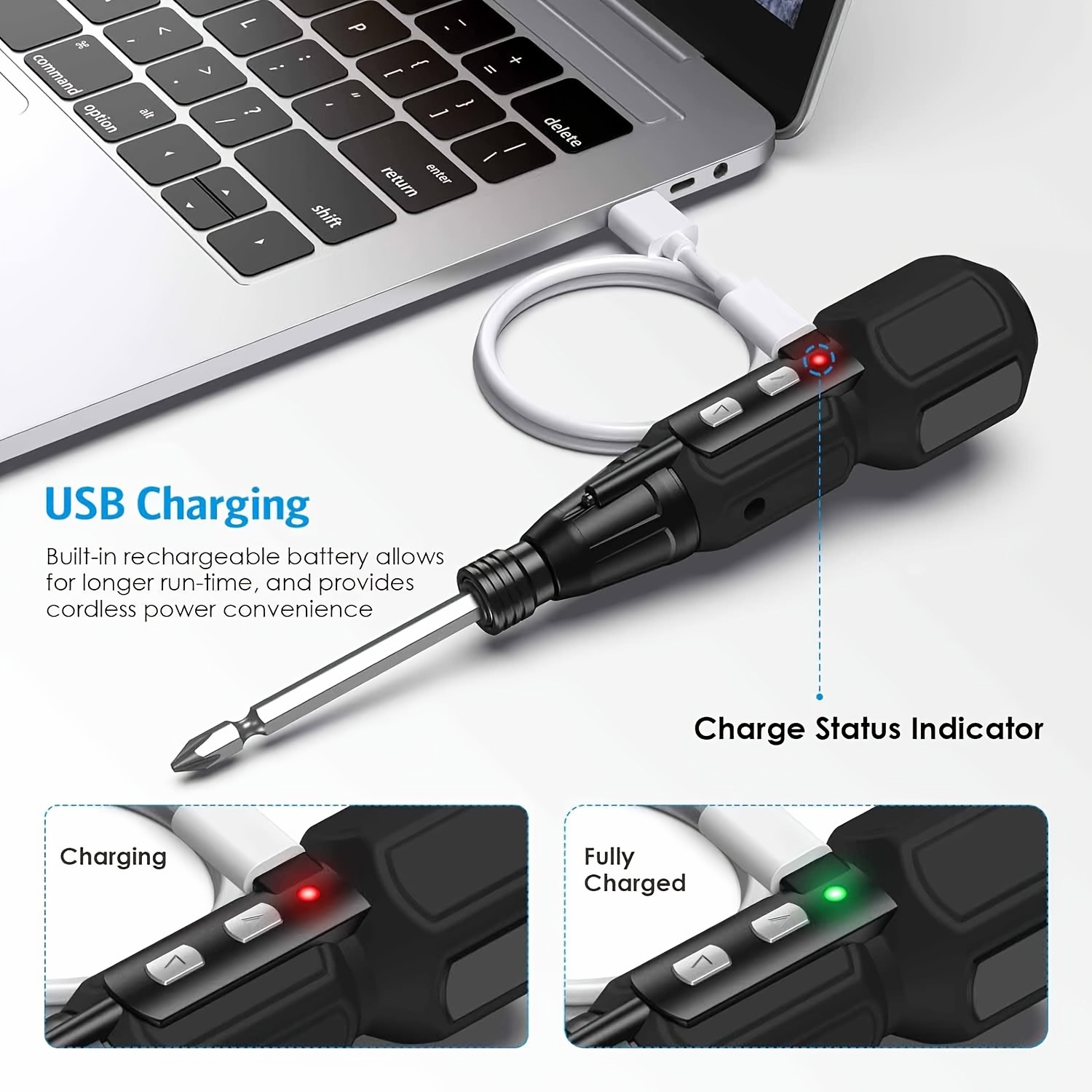Wkrętak elektryczny akumulator – Electric Screwdriver Rechargeable Usb recenzja i cena